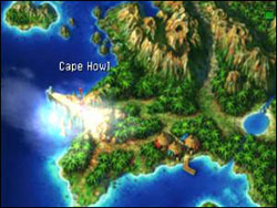 La carte du monde, du coté de Cape Howl.