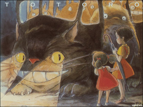 Le chat-bus (Mon voisin Totoro).